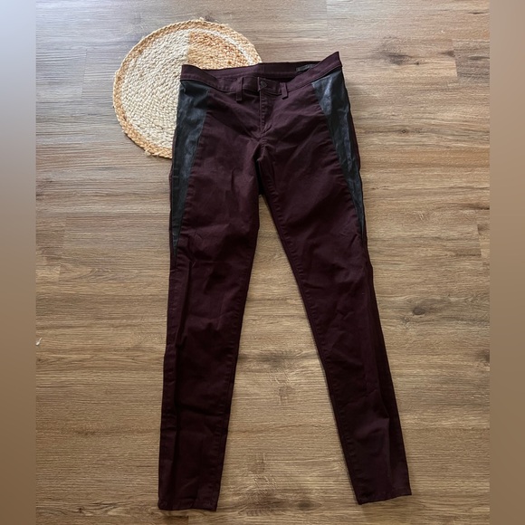 RAG & BONE Lamb Leather Pop Skinny Leggings Jeans/Pants - Picture 1 of 9